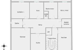 Gro&szlig;z&uuml;gige 4-Zimmer Wohnung mit Balkon im 2. OG in Ergoldsbach in Ergoldsbach