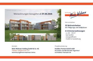 NEUBAUPROJEKT Issum: HAUS 3, Gem&uuml;tliche 2-Zimmer Wohnung im 1. Obergeschoss in Issum
