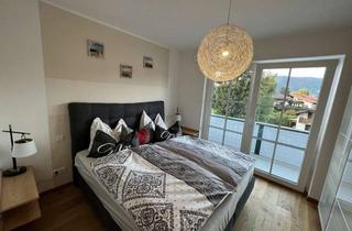 Helle m&ouml;blierte 3-Zimmer Wohnung mit 2 Balkonen in Bad Wiessee - seenah in Bad Wiessee