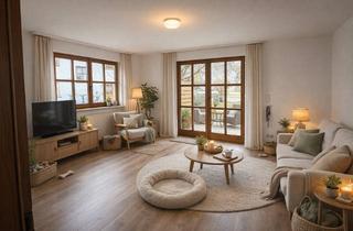 Helle 2-Zimmer-Wohnung mit Terrasse im Gr&uuml;nen, ideal f&uuml;r Singles oder junge Paare in Stamsried