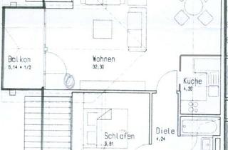 Frisch renovierte 2-Zimmer Wohnung in Gauting mit Balkon in Gauting