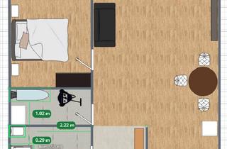 Gro&szlig;z&uuml;gige 2-Zimmer Wohnung mit WBS in Kalkar