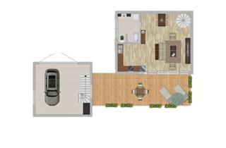 Maisonettwohnung mit stilvollen Ambiente in Theilheim