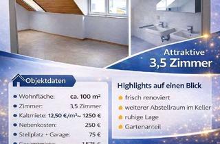 Charmante 3,5-Zimmer Dachgeschosswohnung in Merching in Merching