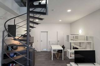 Moderne, klimatisierte 1-Zimmer Maisonette mit Wendeltreppe in Alsbach-Hähnlein