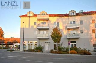 Gro&szlig;z&uuml;gige 2 Zi.-Dachwohnung mit FBH, Lift und Gartenblick-Ost-Balkon in Poing