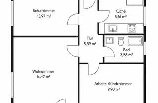 Helle 3-Zimmer-DG-Wohnung in Maintal-Bischofsheim &ndash; frei ab 01.08. in Maintal