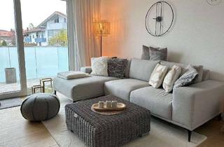 Hochwertige m&ouml;blierte Neubau 2-Zimmer-Wohnung mit Balkon in Ermengerst in Wiggensbach