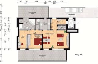 3-Zi DG-Penthouse + Lift in die Wohnung + lichtdurchflutet + 2 gro&szlig;e Dachterrassen in Puchheim