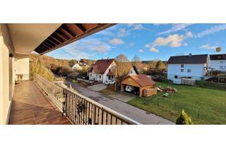 Sonnige 4 ZKB Wohnung mit S&uuml;dbalkon, Einzelgarage und 250qm Garten in Siegertshofen Fischach in Fischach