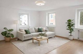 Buchbach: ger&auml;umige zentral gelegene 3-Zimmer-Wohnung, 1. OG, ohne Balkon, ohne EBK, ohne Stellplatz in Buchbach