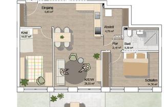 Neubau Erstbezug: Hochwertige barrierefreie 3-Zimmer-Erdgeschosswohnung mit gro&szlig;em Garten in Weiler-Simmerberg
