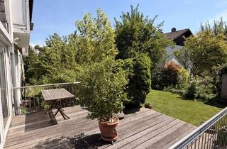 Gro&szlig;z&uuml;gige Gartenwohnung mit Wintergarten, Terrasse, K&uuml;che und Garage in Traunstein in Traunstein