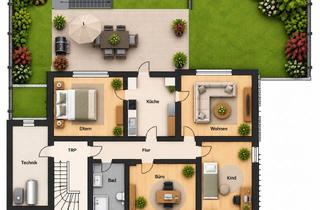 Energetisch sanierte 4-Zimmer-Wohnung mit gro&szlig;er Terrasse und eigenem Garten in Borchen-Etteln in Borchen