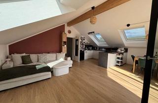 Neubau mit Balkon und EBK: Stilvolle 3-Raum-Wohnung mit gehobener Innenausstattung in Peiting in Peiting
