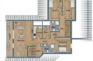 Helle 4,5-Zimmer-Wohnung mit 2 Balkonen in Anholt in Isselburg