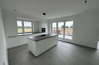 Neubauwohnung mit separatem Eingang, 1. OG mit gro&szlig;em Balkon und K&uuml;cheninsel in Gangelt