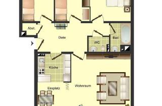 Attraktive 4-Zimmer-Etagenwohnung in Minden &ndash; 84,33 m&sup2; mit abwechslungsreicher Atmosph&auml;re in Minden