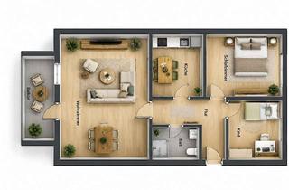 Attraktive 3-Zimmer-Wohnung mit Balkon - frisch renoviert in zentraler Lage von Z&uuml;lpich in Zülpich